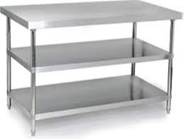 Stainless Steel Working Table 2 underselves