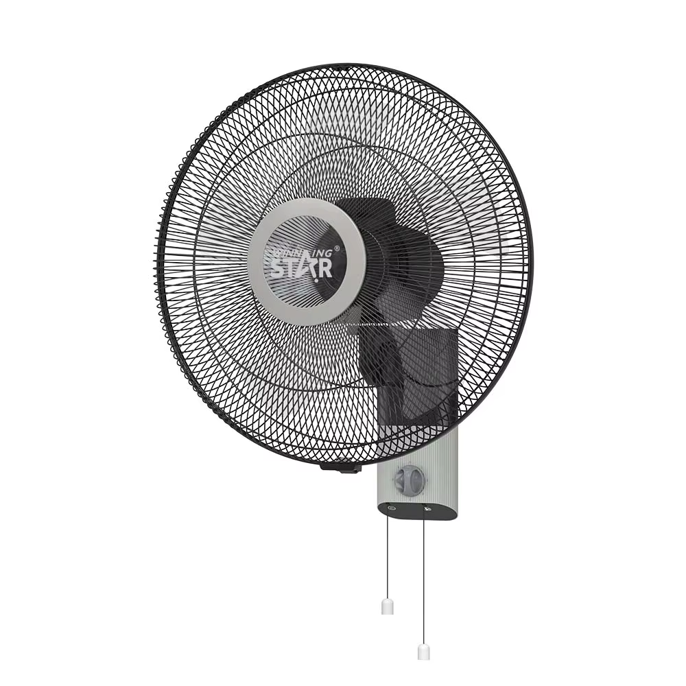 ST-4035 Modern Black 360-Degree Oscillation Electric Fan Household 16 Inch 6 Blades Ceiling Fan with Remote Control