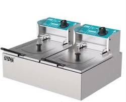 ST-9202 Double Electric 6 Ltr x 2  Deep Fryer Counter Top