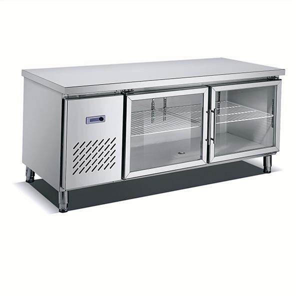 Bar Counter Chiller Glass Door