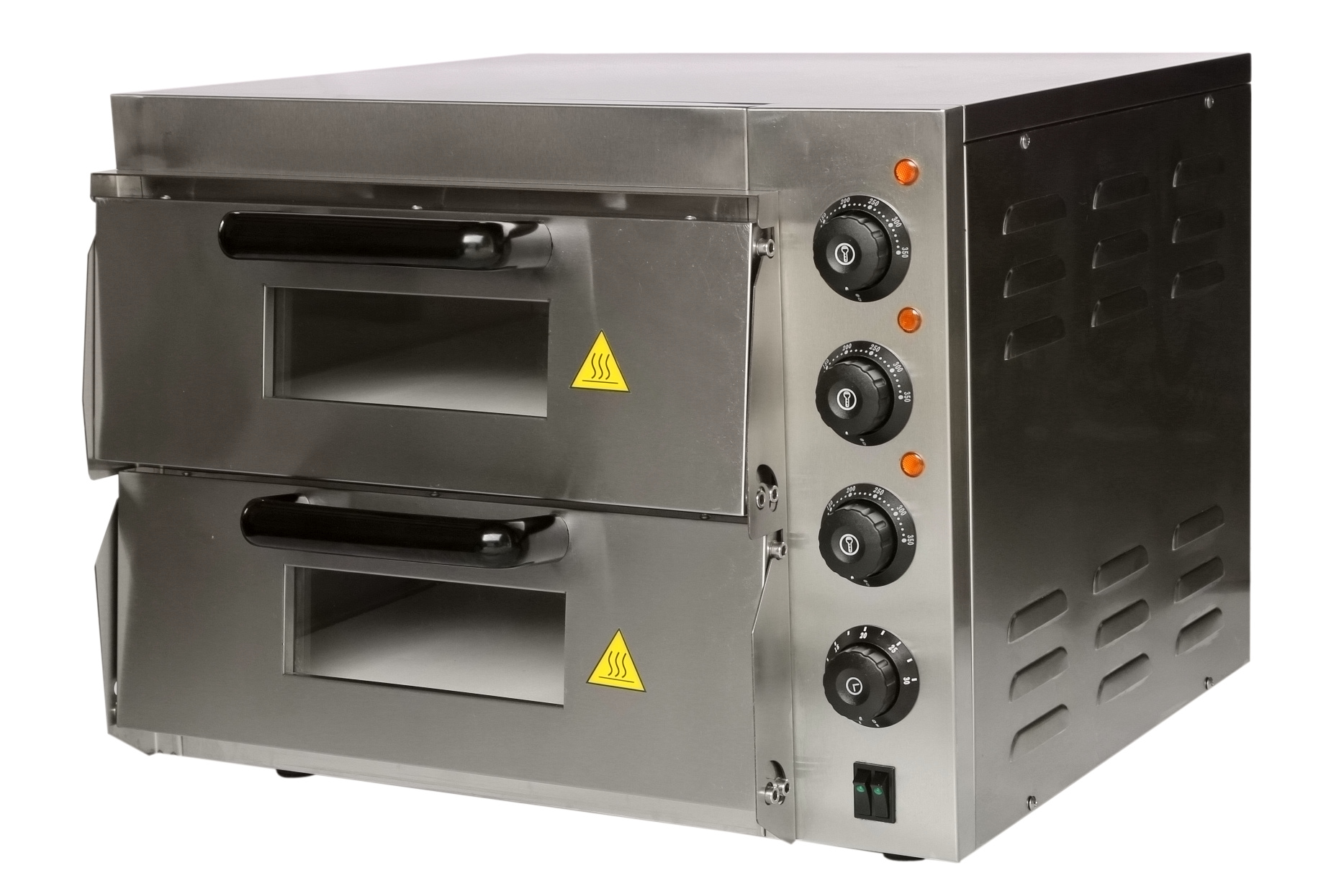 Electric S/Steel 1 Deck 2 Tray Pizza Oven
